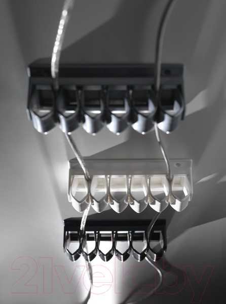 Изображение товара Кабельный органайзер ASA Plastici Cable Grip 01001000005 (4 петли, алюминий)