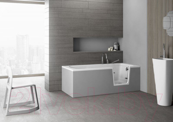 Изображение товара Ванна акриловая Polimat Avo 170x75 / 00877 (белый)