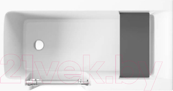 Изображение товара Ванна акриловая Polimat Vovo 140x70 / 00276 (белый)