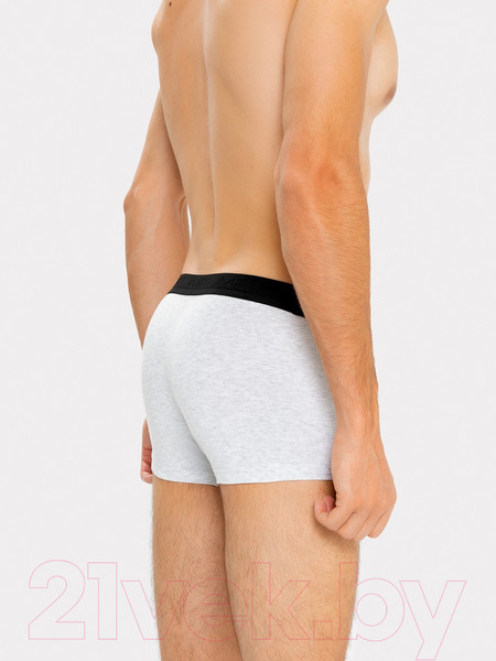 Изображение товара Комплект мужских трусов Mark Formelle 411124-2 (р.86-96, светло-серый меланж/графит)