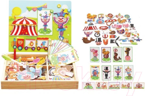Изображение товара Развивающий игровой набор Top Goods Цирковая труппа 967