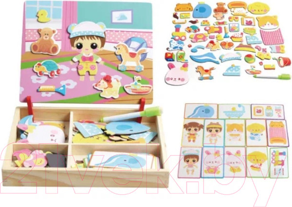 Изображение товара Развивающий игровой набор Top Goods Одежда малышей 970