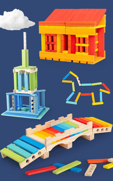 Изображение товара Конструктор Top Goods Теплый цвет MZ0266/W