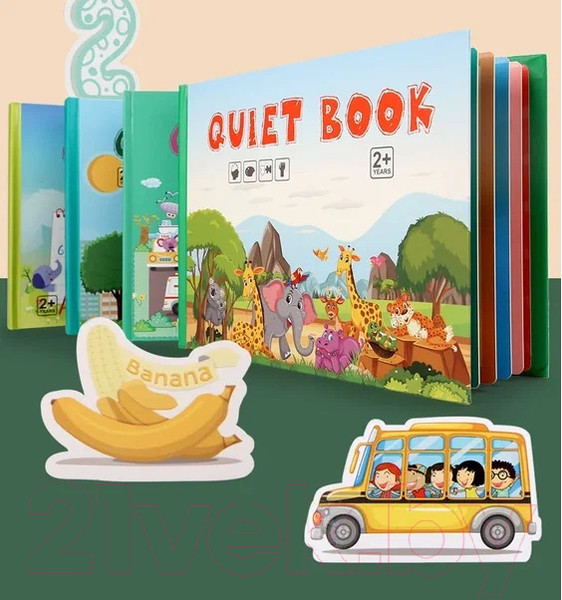 Изображение товара Развивающая книга Top Goods Животные YW-011