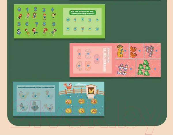 Изображение товара Развивающая книга Top Goods Цифры YW-013