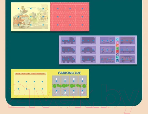 Изображение товара Развивающая книга Top Goods Транспорт YW-010