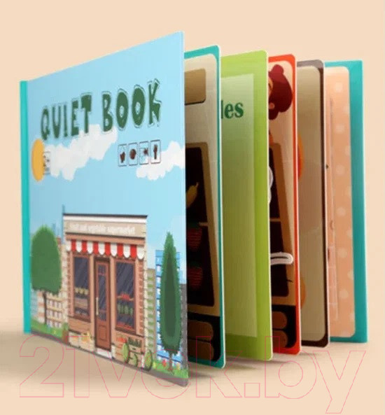 Изображение товара Развивающая книга Top Goods Овощи и фрукты YW-012