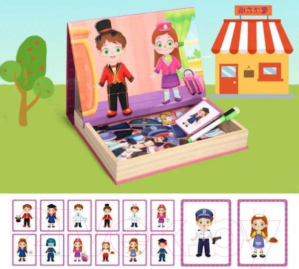 Изображение товара Развивающий игровой набор Top Goods Одежда ММ-715