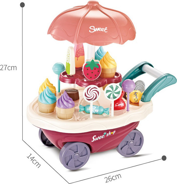 Изображение товара Тележка игрушечная Top Goods Сладости / 668-91