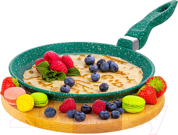 Изображение товара Блинная сковорода Elan Gallery Гармония вкуса / 120622 (изумруд)