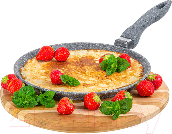 Изображение товара Блинная сковорода Elan Gallery Гармония вкуса / 120569 (серый мрамор)