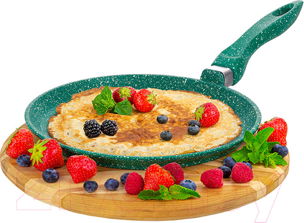 Изображение товара Блинная сковорода Elan Gallery Гармония вкуса / 120623 (изумруд)