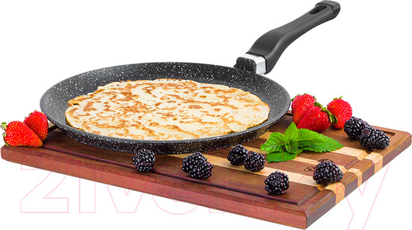 Изображение товара Блинная сковорода Elan Gallery Гармония вкуса / 120214 (черный мрамор)