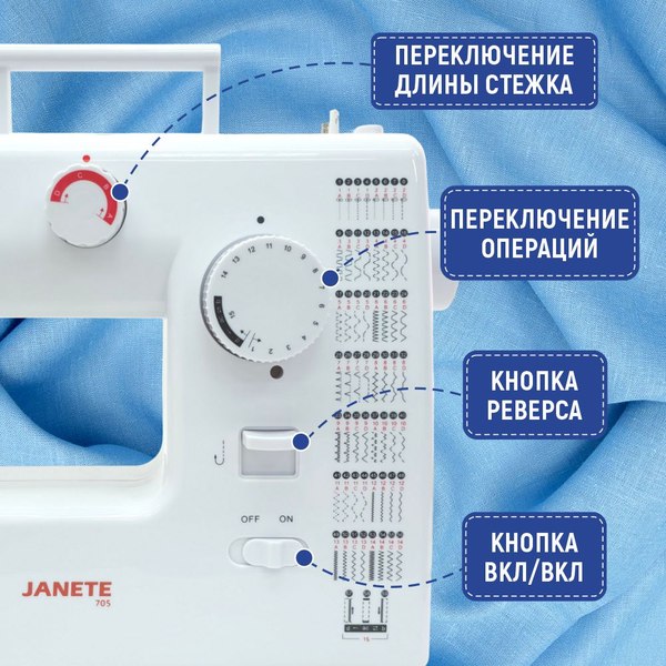 Изображение товара Швейная машина Janete 705