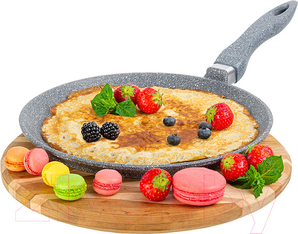 Изображение товара Блинная сковорода Elan Gallery Гармония вкуса / 120570 (серый мрамор)