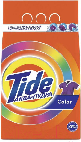 Изображение товара Стиральный порошок Tide Колор (Автомат, 15кг)