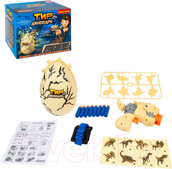 Изображение товара Бластер игрушечный Bondibon Тир Динопарк / ВВ6242