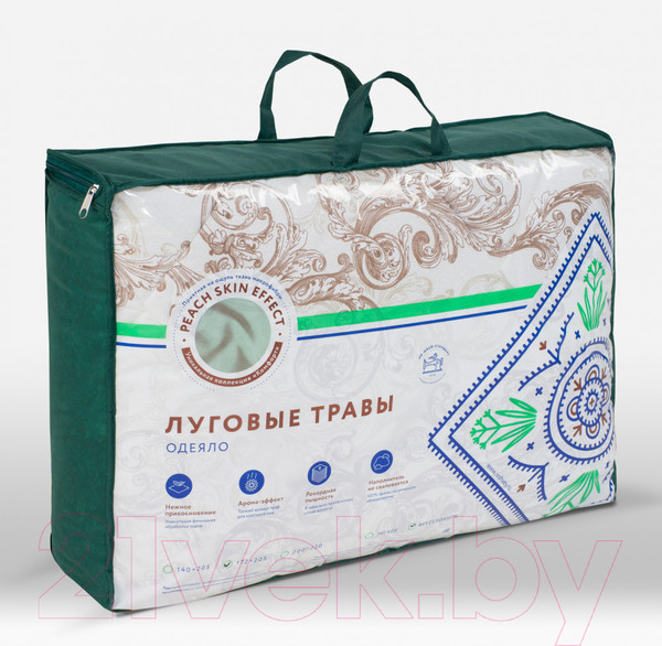 Изображение товара Одеяло ИвШвейСтандарт Луговые Травы ОЛТ-15в 140x205