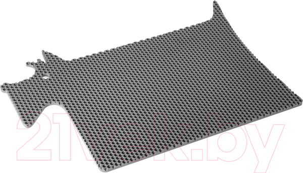 Изображение товара Коврик под миску Alicosta ЭВА Собака 600x400_1/7_UNI (соты/серый)