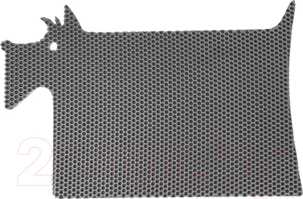 Изображение товара Коврик под миску Alicosta ЭВА Собака 600x400_1/7_UNI (соты/серый)