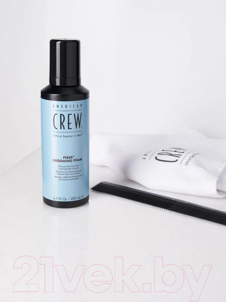Изображение товара Пенка для укладки волос American Crew Fiber Grooming Foam (200мл)