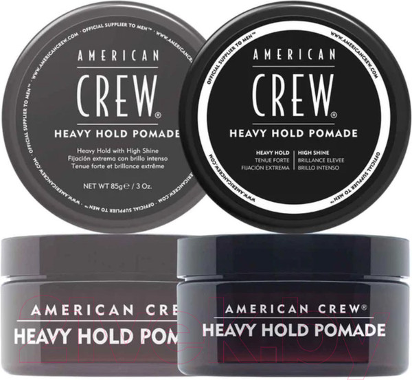 Изображение товара Помада для укладки волос American Crew Heavy Hold Pomade Сильной фиксации (85г)