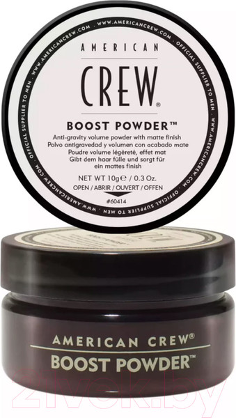 Изображение товара Текстурирующая пудра для волос American Crew Boost Powder Для объема волос (10г)