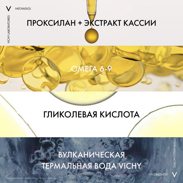 Изображение товара Сыворотка для лица Vichy Neovadiol Менопаузальная 5 действий (30мл)