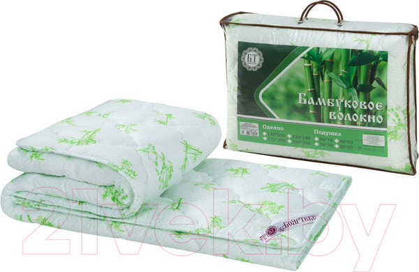 Изображение товара Одеяло Бояртекс Бамбук глосс-сатин всесезонное 140x205