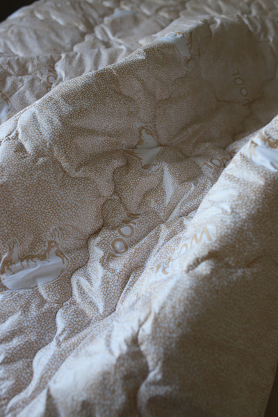 Изображение товара Одеяло Бояртекс Овечья шерсть глосс-сатин всесезонное 140x205