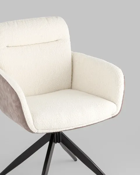 Изображение товара Стул Stool Group Waldo (молочный/экокожа бежевый)