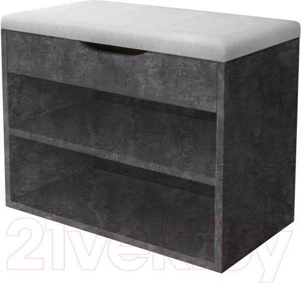 Изображение товара Тумба в прихожую Артём-Мебель Этна СН 122.07 (бетон спаркс)