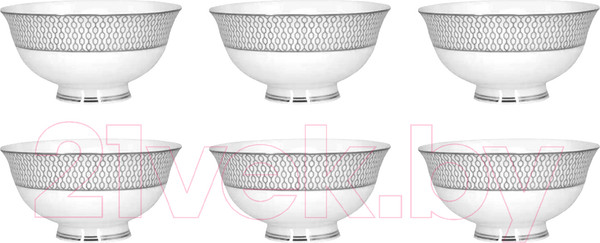 Изображение товара Набор салатников Lenardi Севилья серебро 145-566 (6шт)