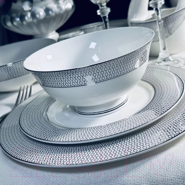 Изображение товара Набор салатников Lenardi Севилья серебро 145-566 (6шт)