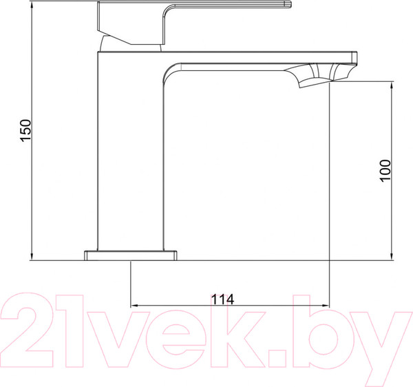 Изображение товара Смеситель Gross Aqua Edge 6210880C