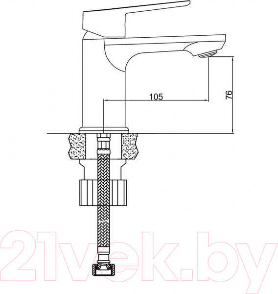 Изображение товара Смеситель Gross Aqua Dyno 6248285MW