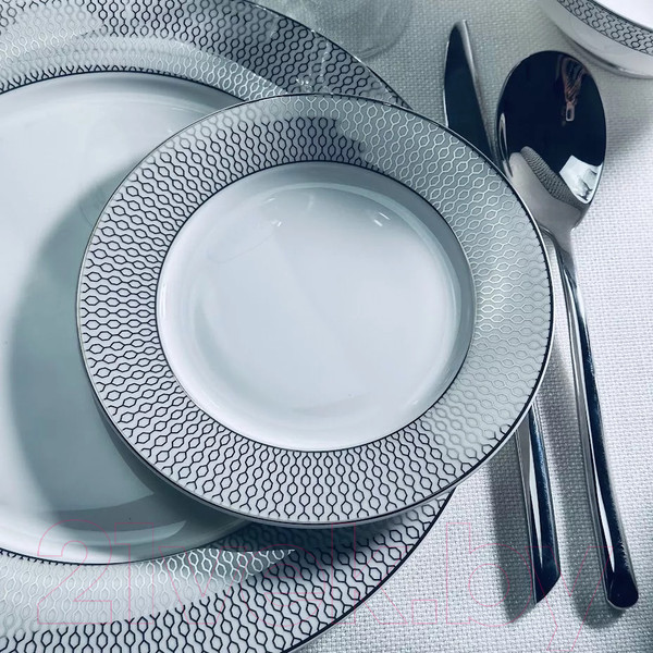 Изображение товара Набор тарелок Lenardi Севилья серебро 145-562 (6шт)