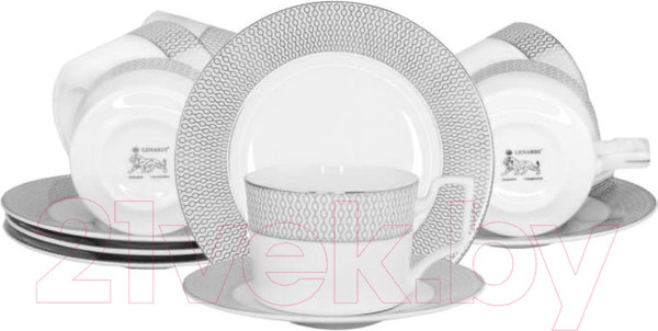 Изображение товара Набор для чая/кофе Lenardi Севилья серебро 145-556