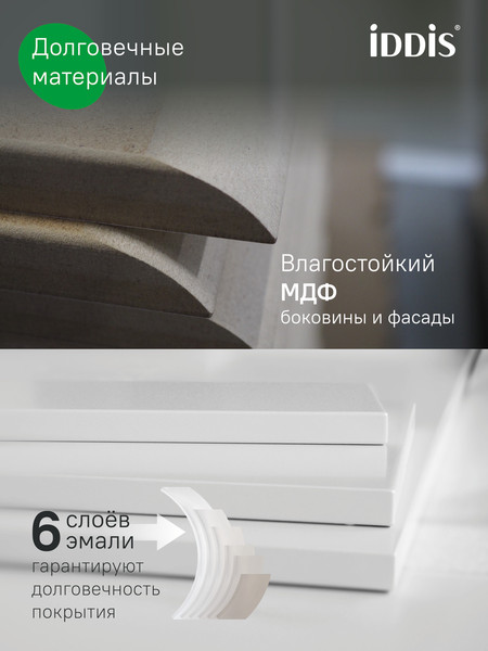 Изображение товара Тумба под умывальник IDDIS Edifice EDI80C0i95