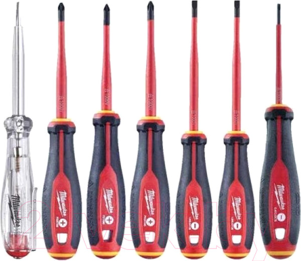 Изображение товара Набор отверток Milwaukee VDE SL/PZ/PH / 4932478738