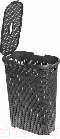 Изображение товара Корзина для белья Curver Laundry Hamper / 193013 (темно-серый)