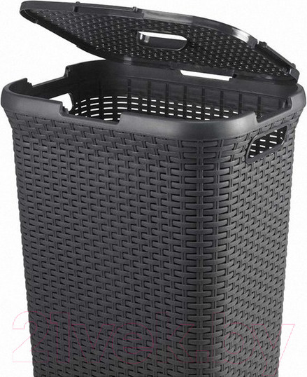 Изображение товара Корзина для белья Curver Laundry Hamper / 193013 (темно-серый)