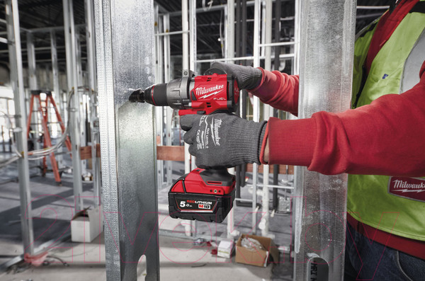 Изображение товара Аккумуляторная дрель-шуруповерт Milwaukee M18 FDD3-0X / 4933479862