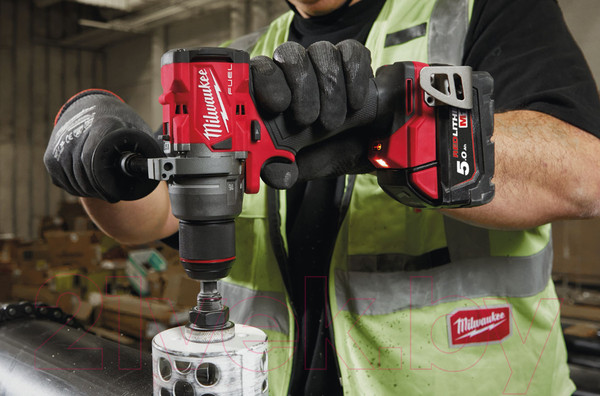 Изображение товара Аккумуляторная дрель-шуруповерт Milwaukee M18 FDD3-0X / 4933479862