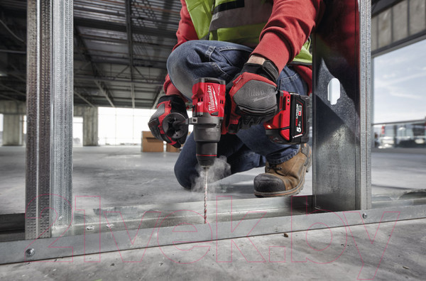 Изображение товара Аккумуляторная дрель-шуруповерт Milwaukee M18 FDD3-0X / 4933479862