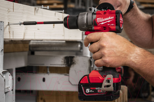 Изображение товара Аккумуляторная дрель-шуруповерт Milwaukee M18 FDD3-0X / 4933479862