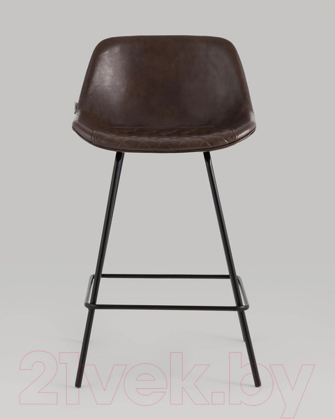 Изображение товара Стул барный Stool Group Деймон полубарный / AV 463-Pch-08(PP) (экокожа коричневый)