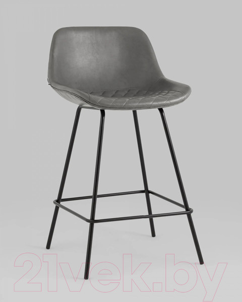 Изображение товара Стул барный Stool Group Деймон полубарный / AV 463-Pg-08(PP) (экокожа серый)