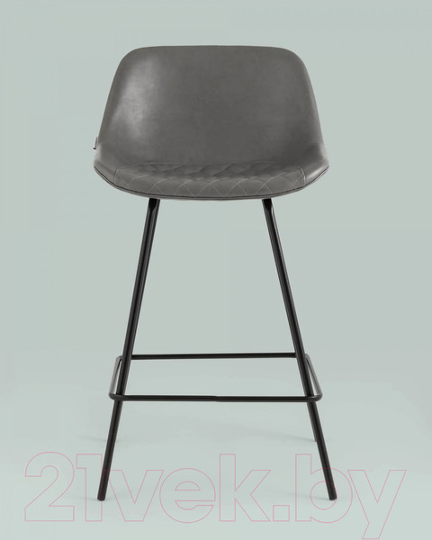 Изображение товара Стул барный Stool Group Деймон полубарный / AV 463-Pg-08(PP) (экокожа серый)