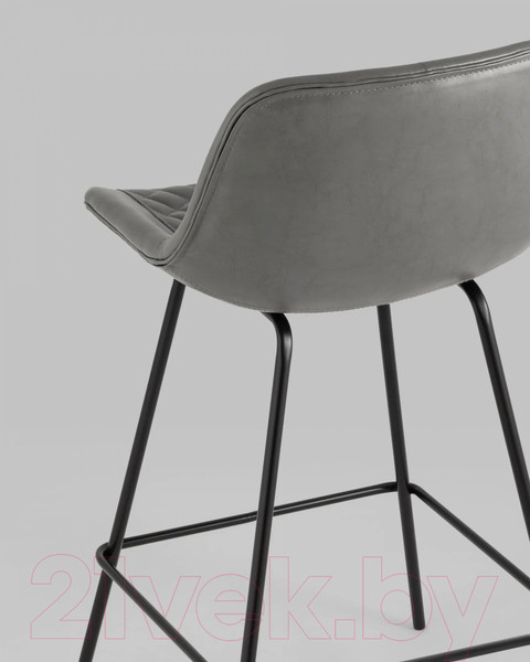 Изображение товара Стул барный Stool Group Деймон полубарный / AV 463-Pg-08(PP) (экокожа серый)